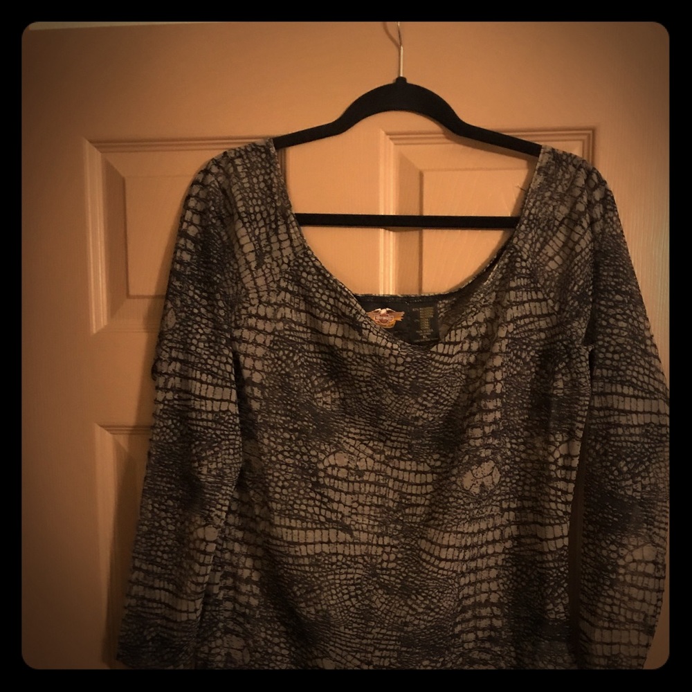 Harley Davidson sheer top